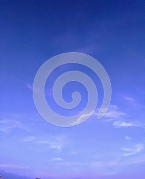 Blue sky, ossam sky ,early morning sky