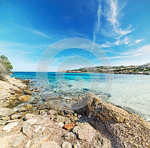 Blue sky over Cala Granu