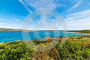 Blue sky over Capo Coda Cavallo