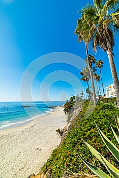 Blue sky over Laguna Beach