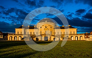 Blue Sky Panorama Exterior Solitude Schloss Castle Stuttgart Germany