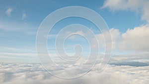 Blue Sky and Sea of Fog