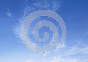 Blue sky with softy cloud