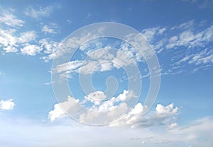 Blue sky with softy cloud