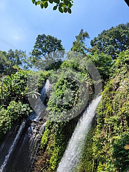 Blue sky in undersun