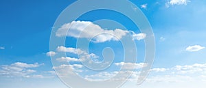 blue sky with white cloud background