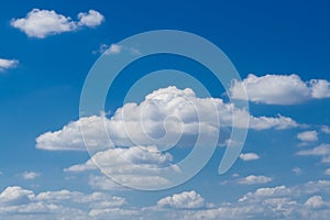 blue sky with white cloud landscape background