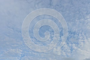 Blue sky white cloud white background. Beautiful sky and clouds in the afternoon.