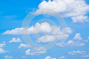 Blue sky and White clouds. 003