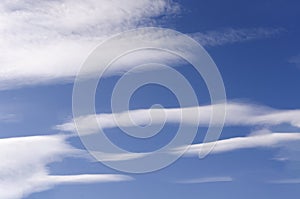 Blue sky with white clouds