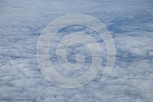 Blue sky and white clouds abstract background