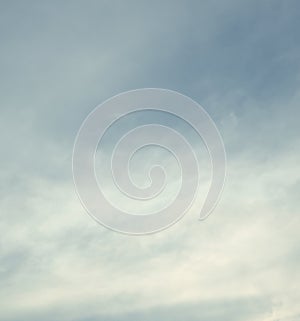 Blue sky with white clouds as a background