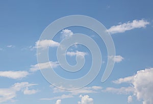 Blue sky and white clouds