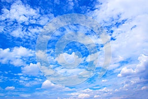 Blue sky white clouds background 171016 0098