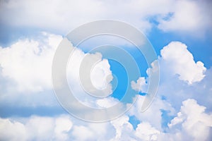 Blue sky white clouds background 171116 0127
