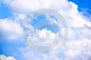 Blue sky white clouds background 171116 0129
