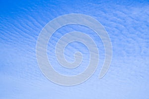 Blue sky with white clouds