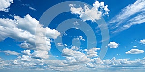 Blue Sky and White Clouds