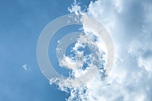 Blue sky and white clouds