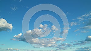 Blue Sky White Clouds. Landscape White Clouds. Building Motions Clouds. Summer Blue Sky.