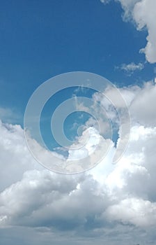 The blue sky wonderful