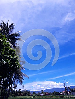 The blue sky for your day, and gratefull. photo