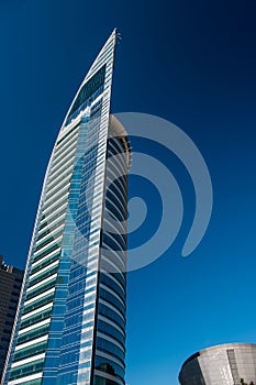 Blue Skyscraper in Uruguay photo