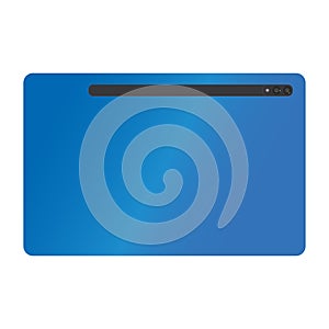 Blue smart tablet pc illustration design