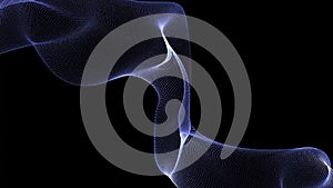 Blue smoke pattern swirl background