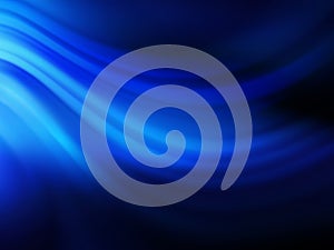 Blue smooth twist light lines background. EPS 10