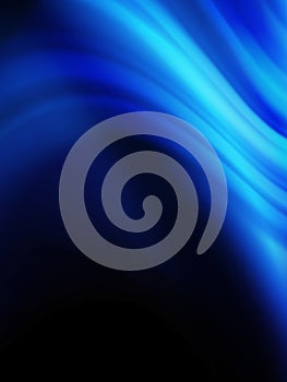 Blue smooth twist light lines background. EPS 10