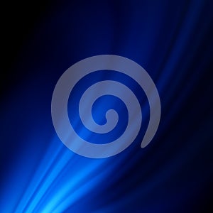 Blue smooth twist light lines background. EPS 8