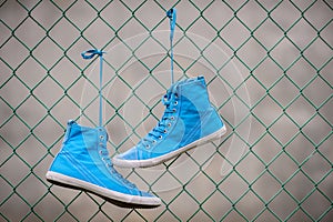 Blue Sneakers