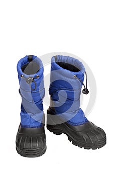 Blue Snow Boots