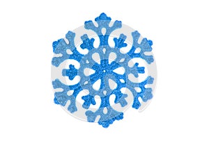 Blue snowflake