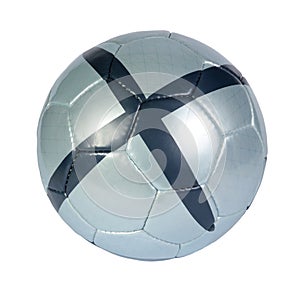 Blue soccer ball