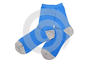 Blue socks