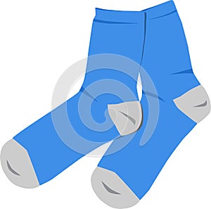 Blue socks photo