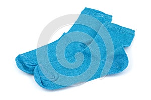 Blue socks