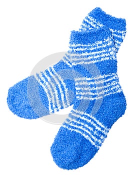 Blue socks