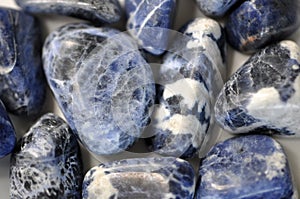 Blue Sodalite Tumbled Crystals Stones