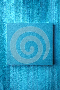 Blue Soft Cardboard Texture for Text Placement