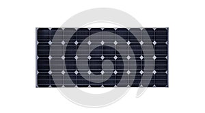 Blue modern solar panel isolated