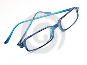 Blue specs photo