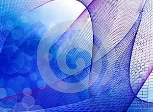 Blue spectrum background