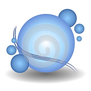 Modrý guľa webová stránka označenie organizácie alebo inštitúcie 