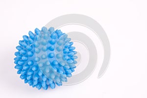Blue spiked ball