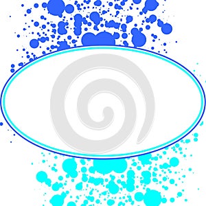 Blue spots copyspace background