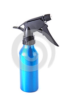 Blue spray bottle