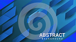 Blue square absctract background